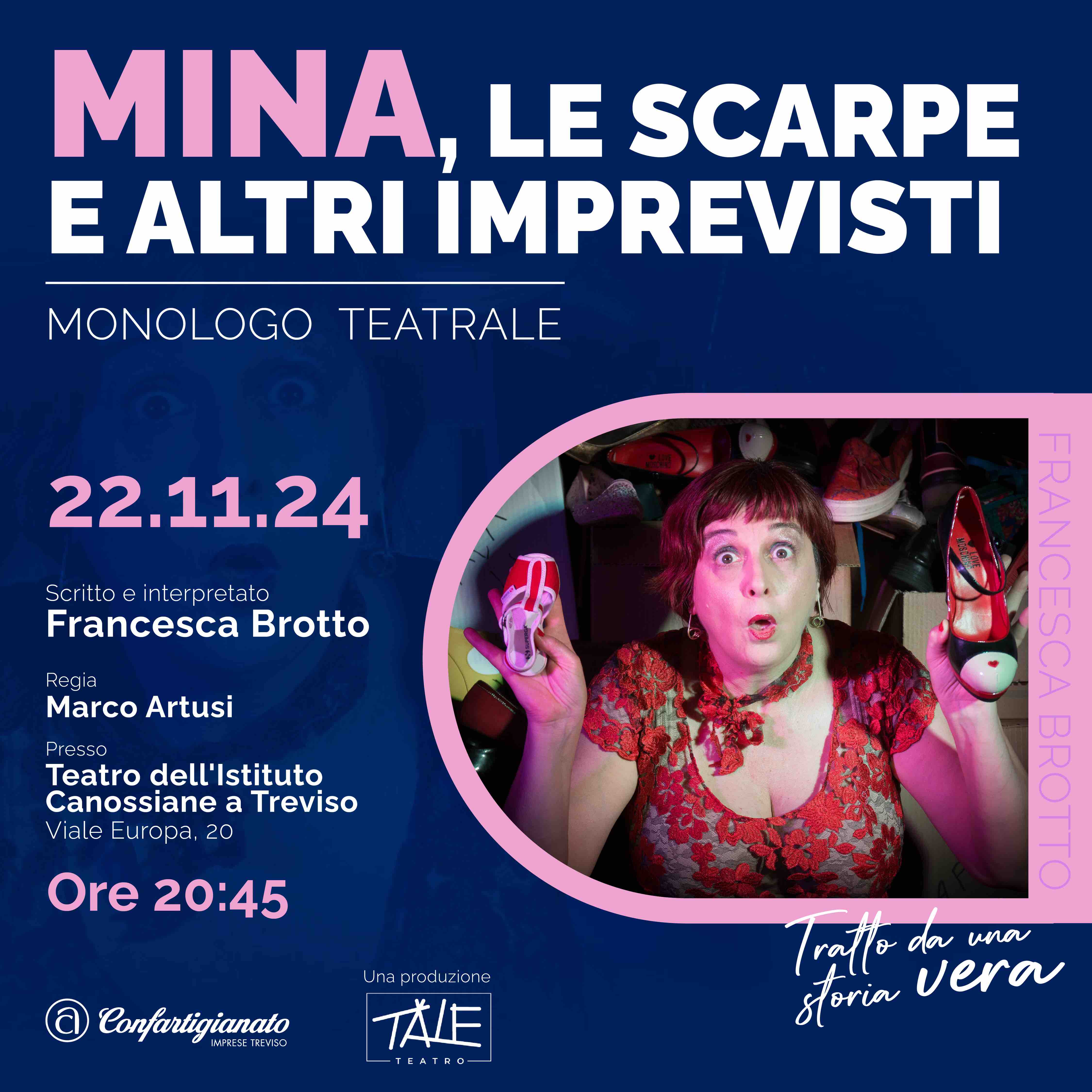 INVITO SPETTACOLO TEATRALE | MINA, LE SCARPE E ALTRI IMPREVISTI