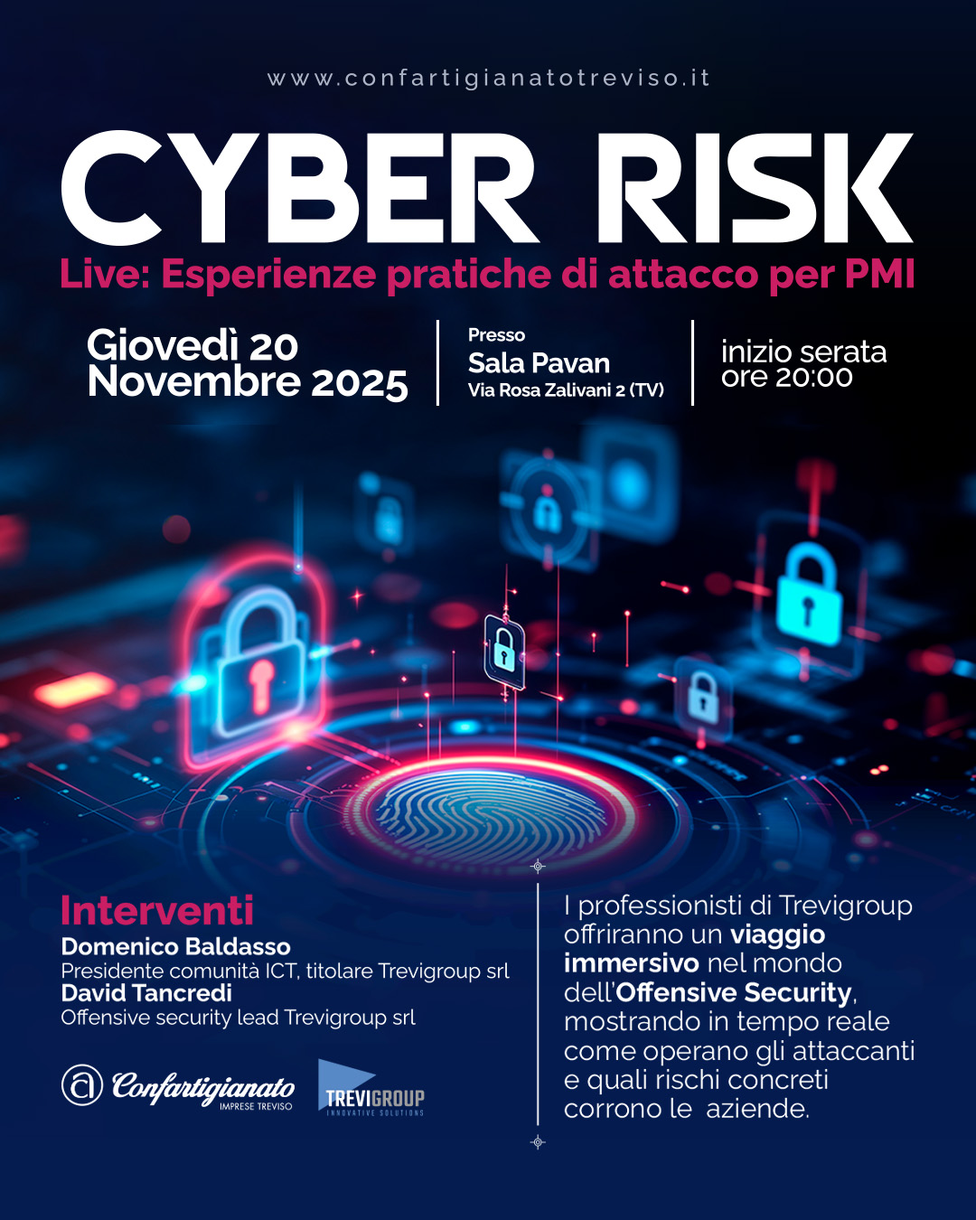 CYBER RISK LIVE: ESPERIENZE PRATICHE DI ATTACCO PER PMI