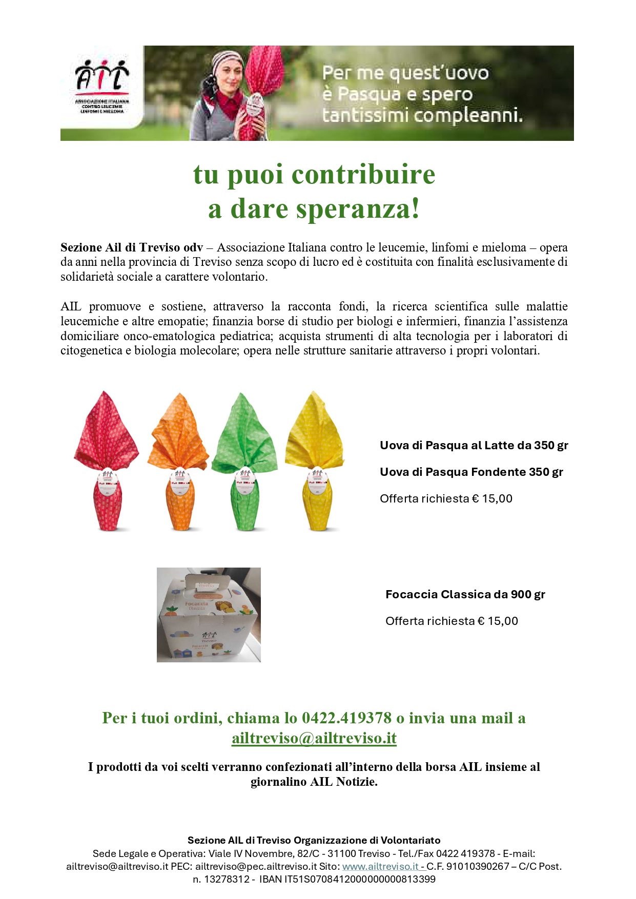 Pasqua AIL Treviso 2026