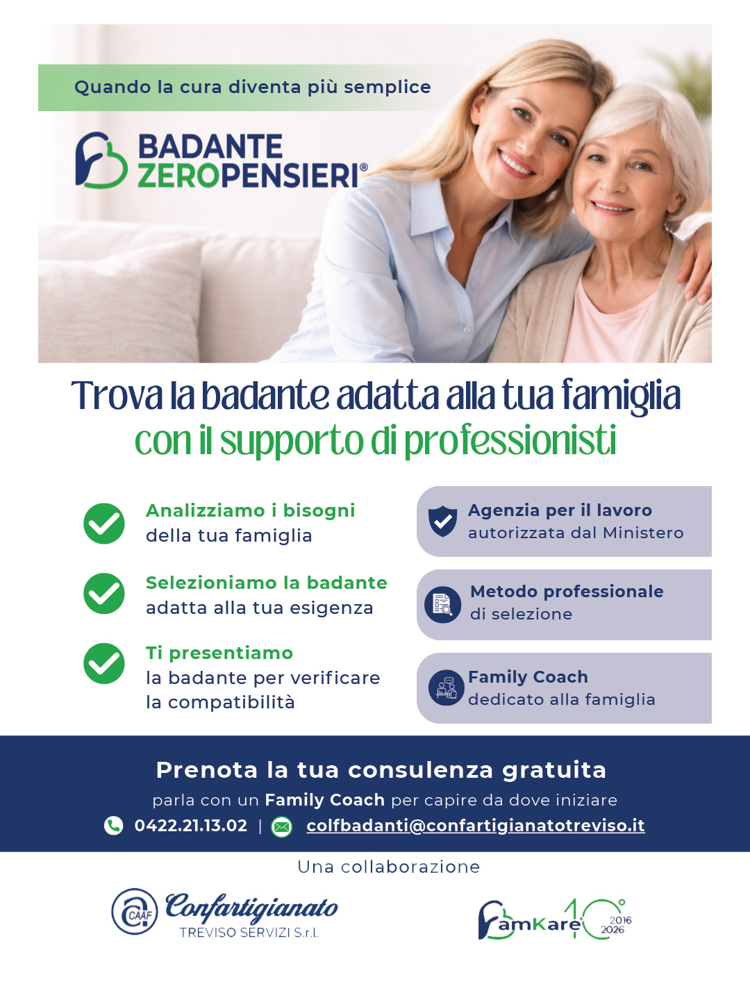 Confartigianato Treviso Servizi S.R.L. e FamKare